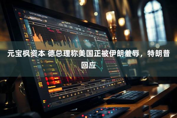 元宝枫资本 德总理称美国正被伊朗羞辱，特朗普回应