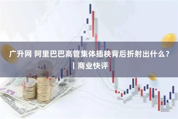 广升网 阿里巴巴高管集体插秧背后折射出什么？丨商业快评